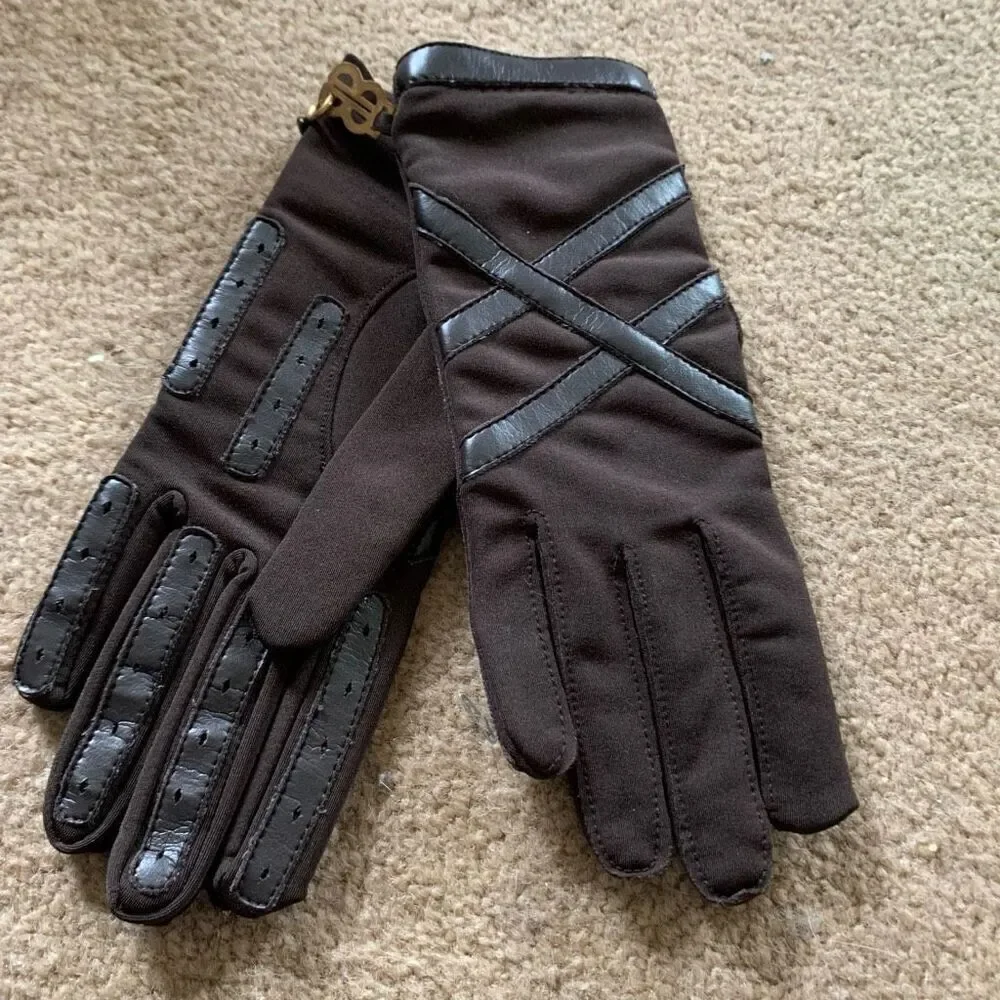 Vintage Montgomery Ward Ladies Brown Driving Gloves *New*